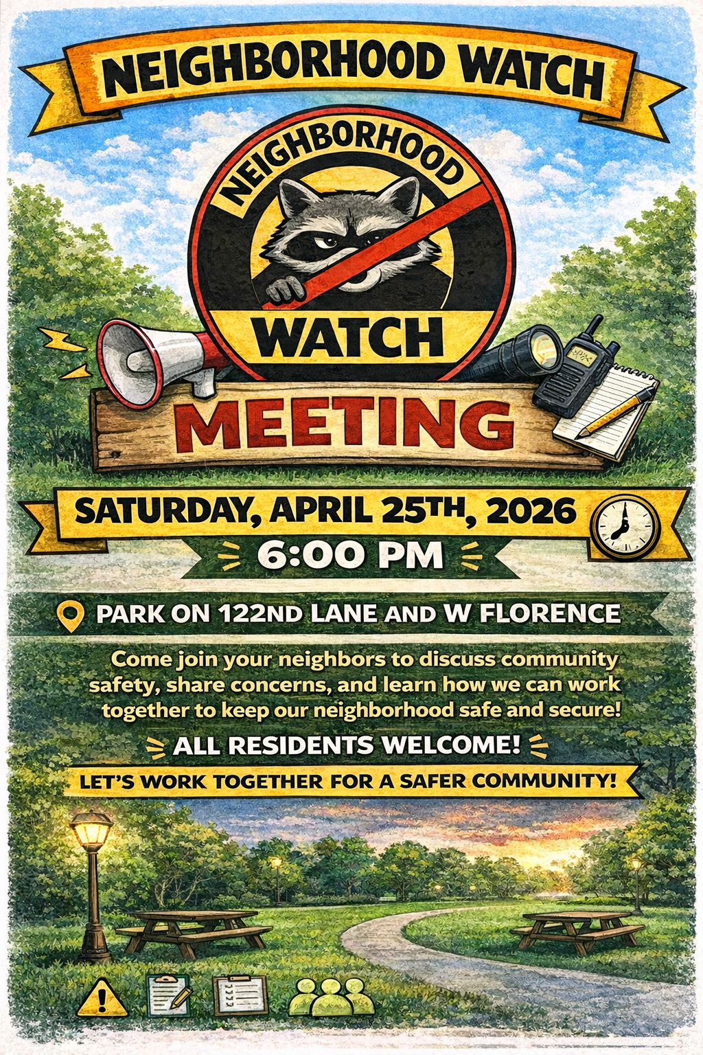 Neighborhood Watch Flyer